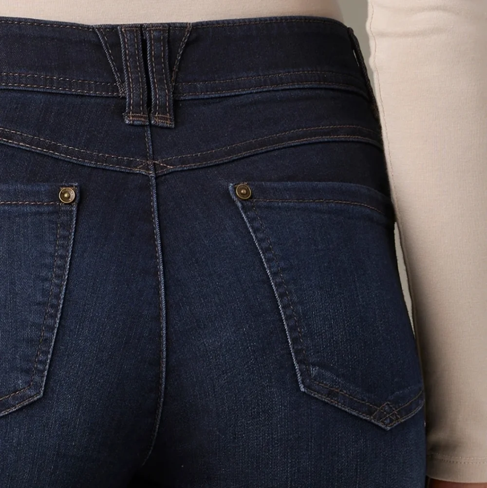 Wit & Wisdom Brittany Mid Rise Itty Bitty Boot Cut Jeans Size 8 Style L12241BBEA - Picture 7 of 8